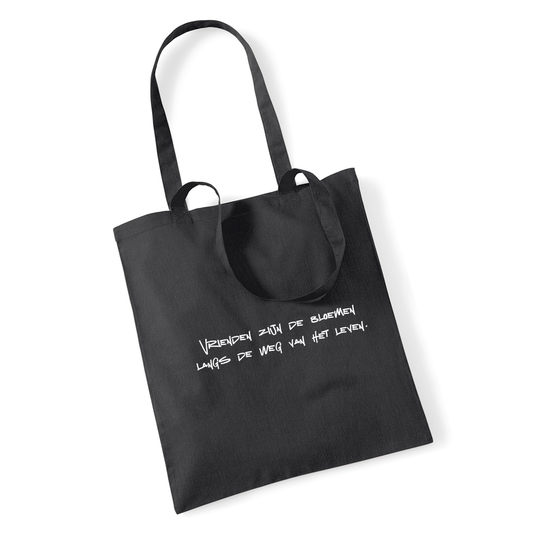 'Vrienden' Totebag // Zwart