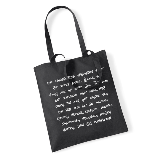 'Slingers' Totebag // Zwart